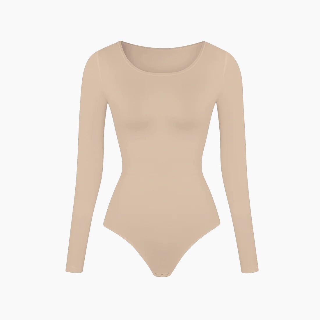 LONG SLEEVE BODYSUIT SCULPTING SHAPEWEAR - GALVIER.
