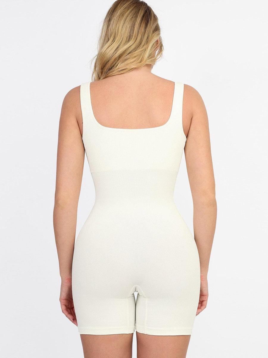 Seamless Square Neck Romper - GALVIER.