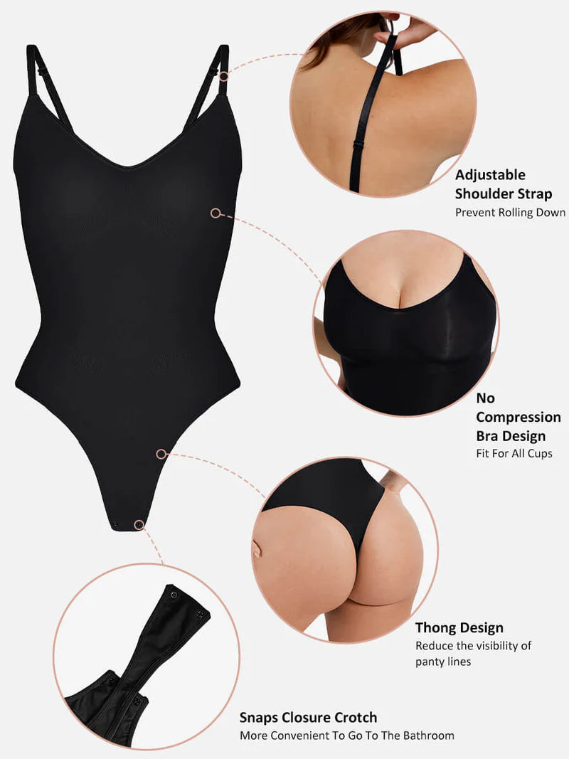 Seamless Sculpting Thong Shapewear Bodysuit